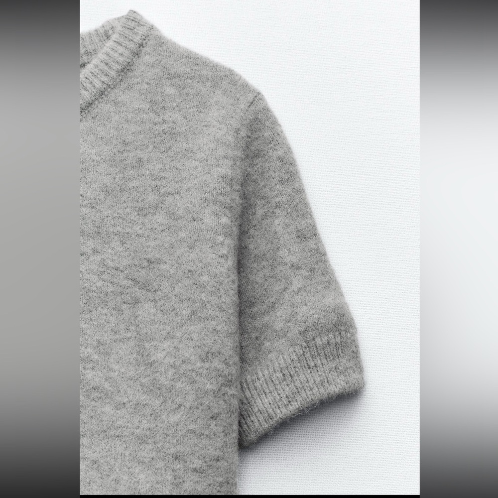 Zara Wool Cropped Sweater